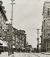 Main Street in 1896 (photo from Art Work of Rhode Island)