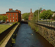 A section of Blackstone Canal in Providence